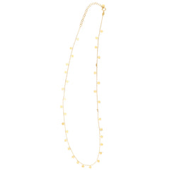  14K Gold Dangling Stars Necklace