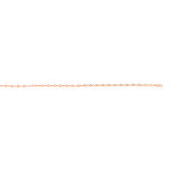 14K Gold Round Mirror Chain