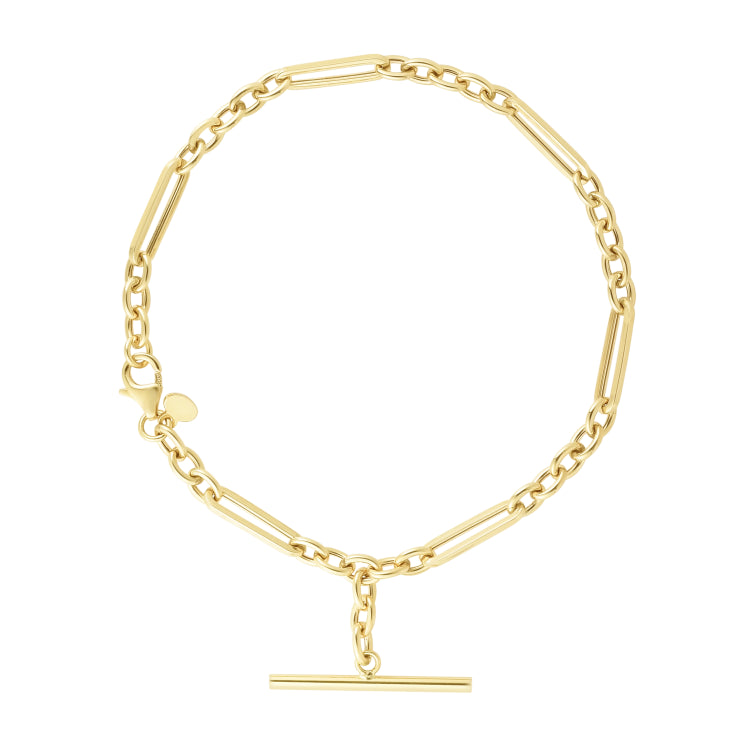 14K Toggle Bracelet