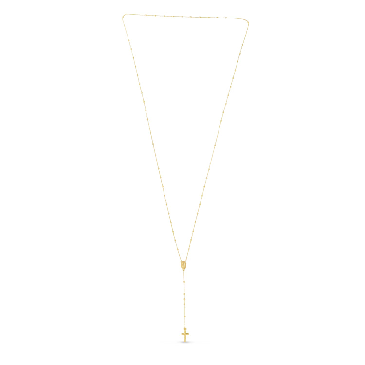 14K Rosary Necklace