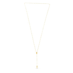 14K Rosary Necklace