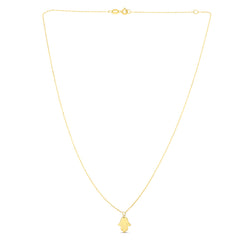 14K Gold Hamsa Necklace