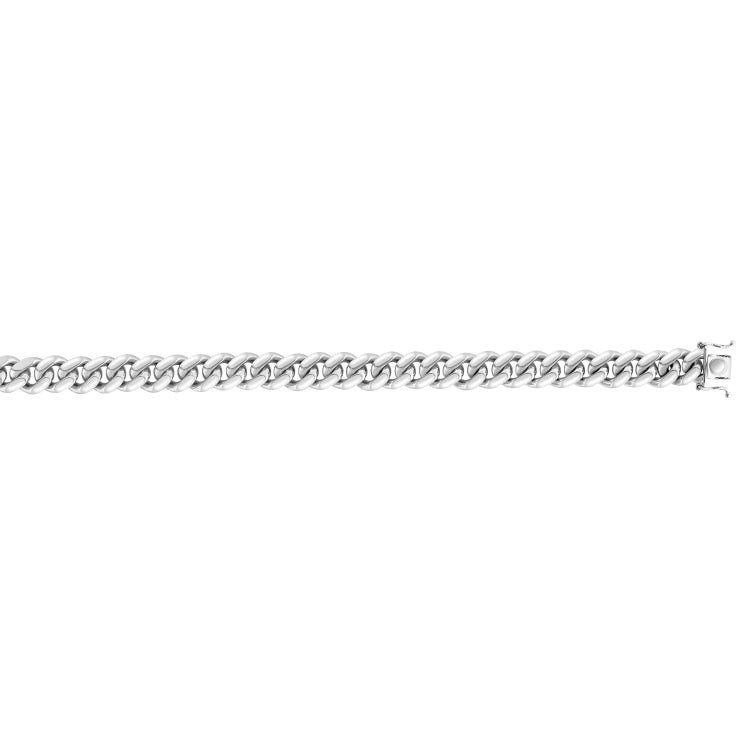 Silver 9.8Mm Miami Cuban Chain
