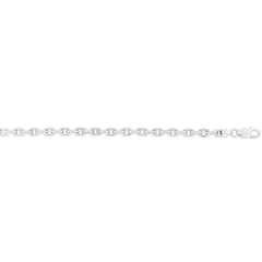 Silver 5.5Mm Diamond Cut Anchor Chain