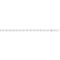 Silver 6Mm Diamond Cut Anchor Chain