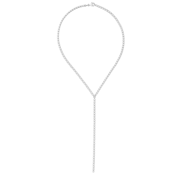 Silver Cubo Y-Necklace