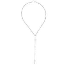 Silver Cubo Y-Necklace