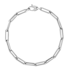 14K Gold 4.2Mm Paperclip Chain