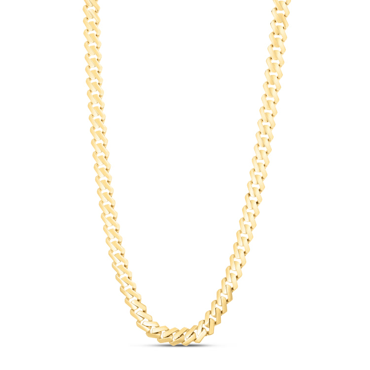 14K 9.5Mm Modern Lite Edge Miami Cuban Chain