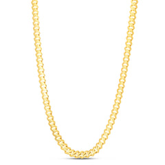 14K 8Mm High Polish Modern Lite Edge  Chain