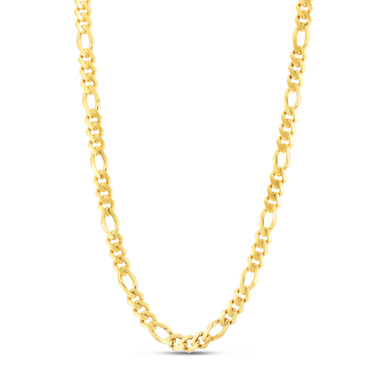 14K 8Mm Modern Lite Figaro Chain