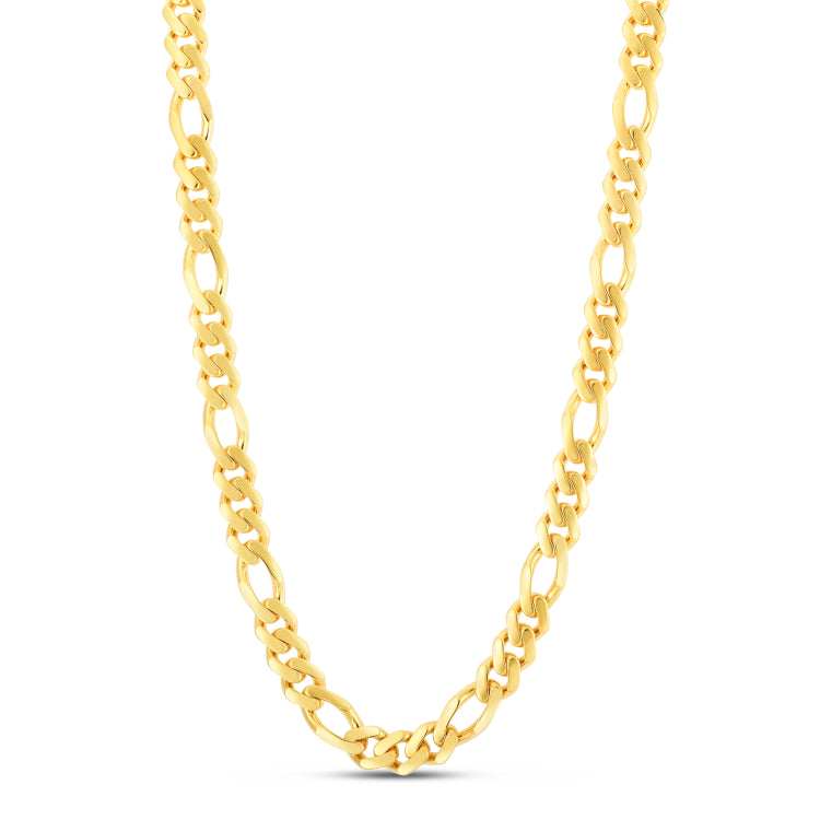 14K 9.5Mm Modern Lite Figaro Chain