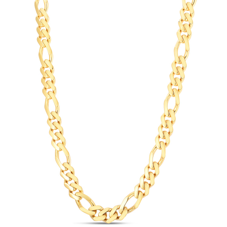 14K 11.5Mm Modern Lite Figaro Chain