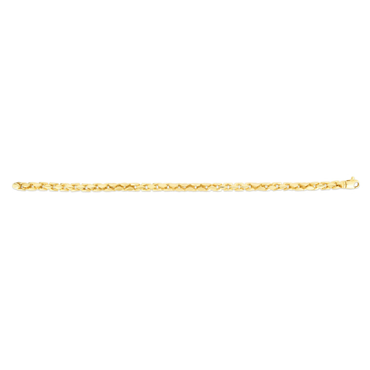 14K 5Mm Men'S Fancy Box Chain
