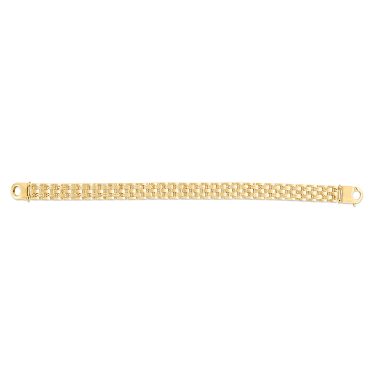 14K 10Mm Panther Bracelet