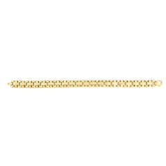 14K 9.4Mm Large Link Panther Bracelet