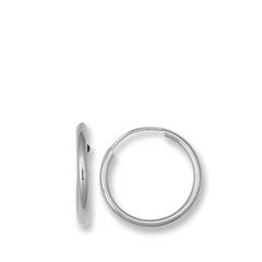 14K Gold 1.5X15Mm Endless Hoops