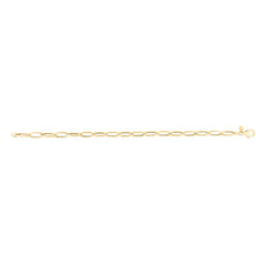 14K Gold Hexagon Link Chain