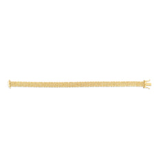 14K 7Mm Mesh Byzantine Chain
