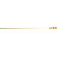 10K Gold 0.97Mm Cable Chain