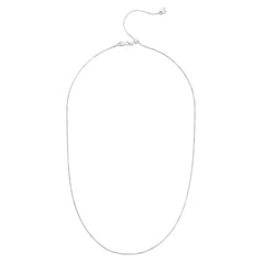 Silver 1.1Mm Adjustable Snake Chain